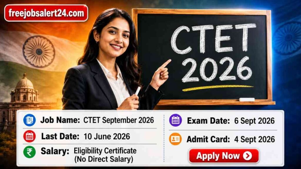 CTET 2026 Notification September